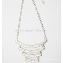 Custom Alloy Chain Pendant Necklace Collar Silver Jewelry